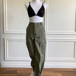 High Waisted Utility Joggers Hollister XS